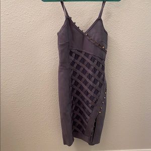 Grey Bodycon Dress m